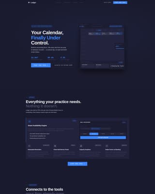 Ledger - Streamlined Accounting Landing Page Template