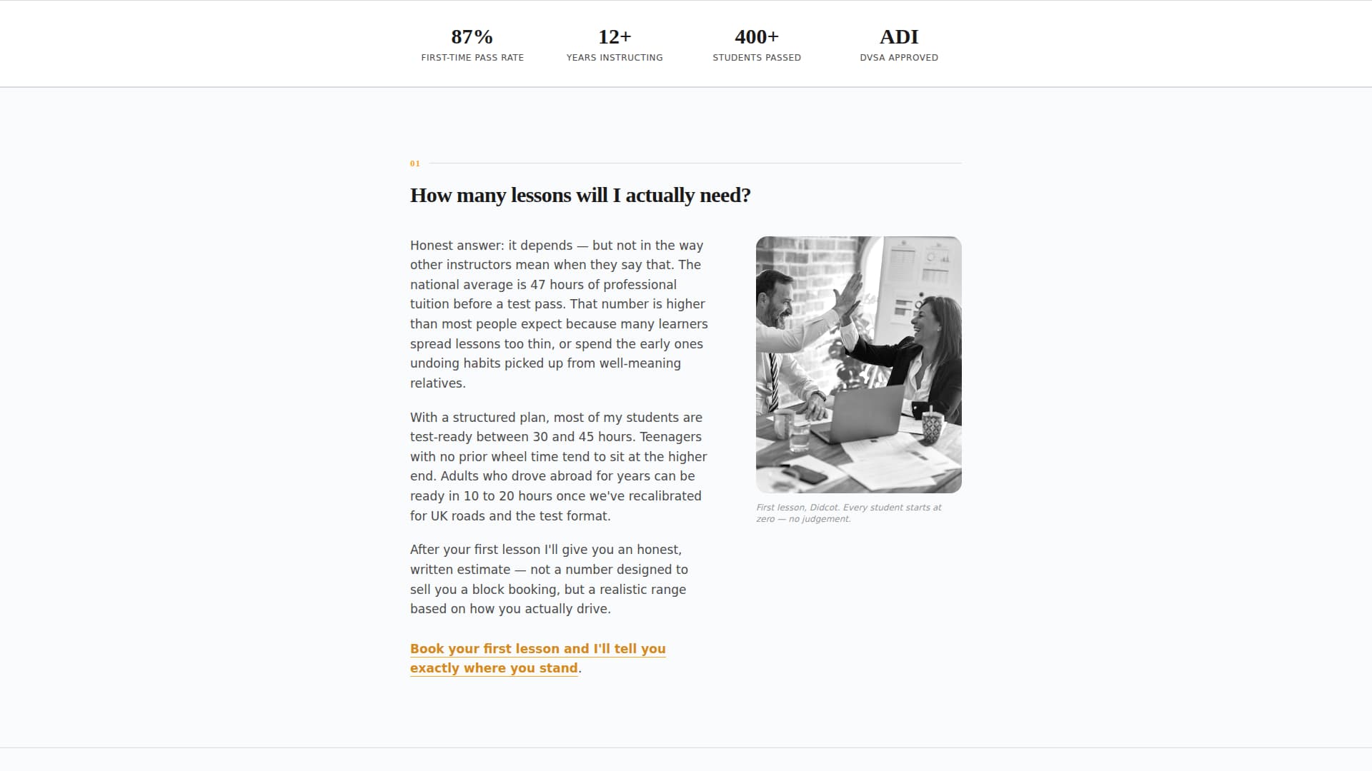 Clutch - Confident Driving Landing Page Template