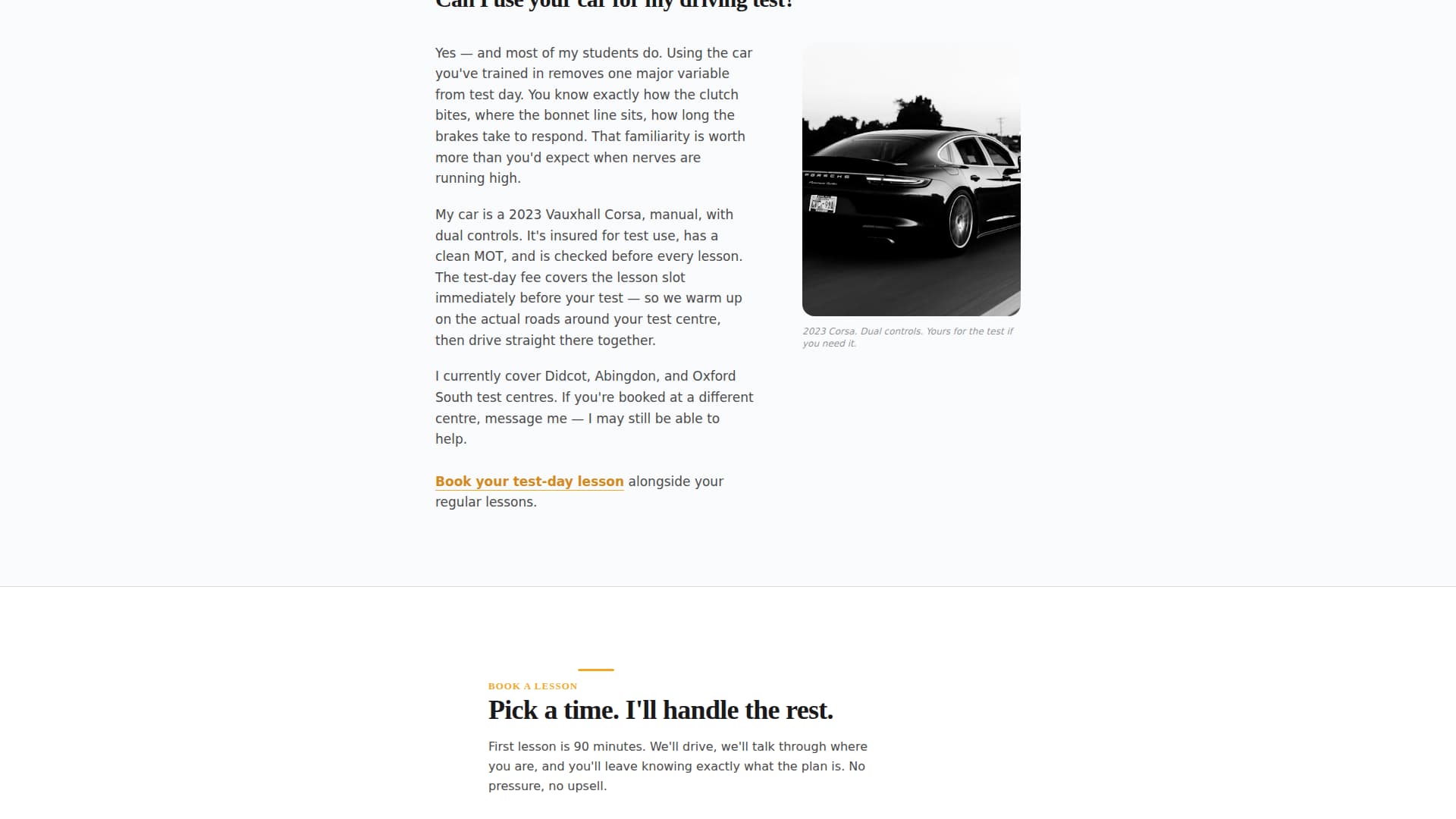 Clutch - Confident Driving Landing Page Template