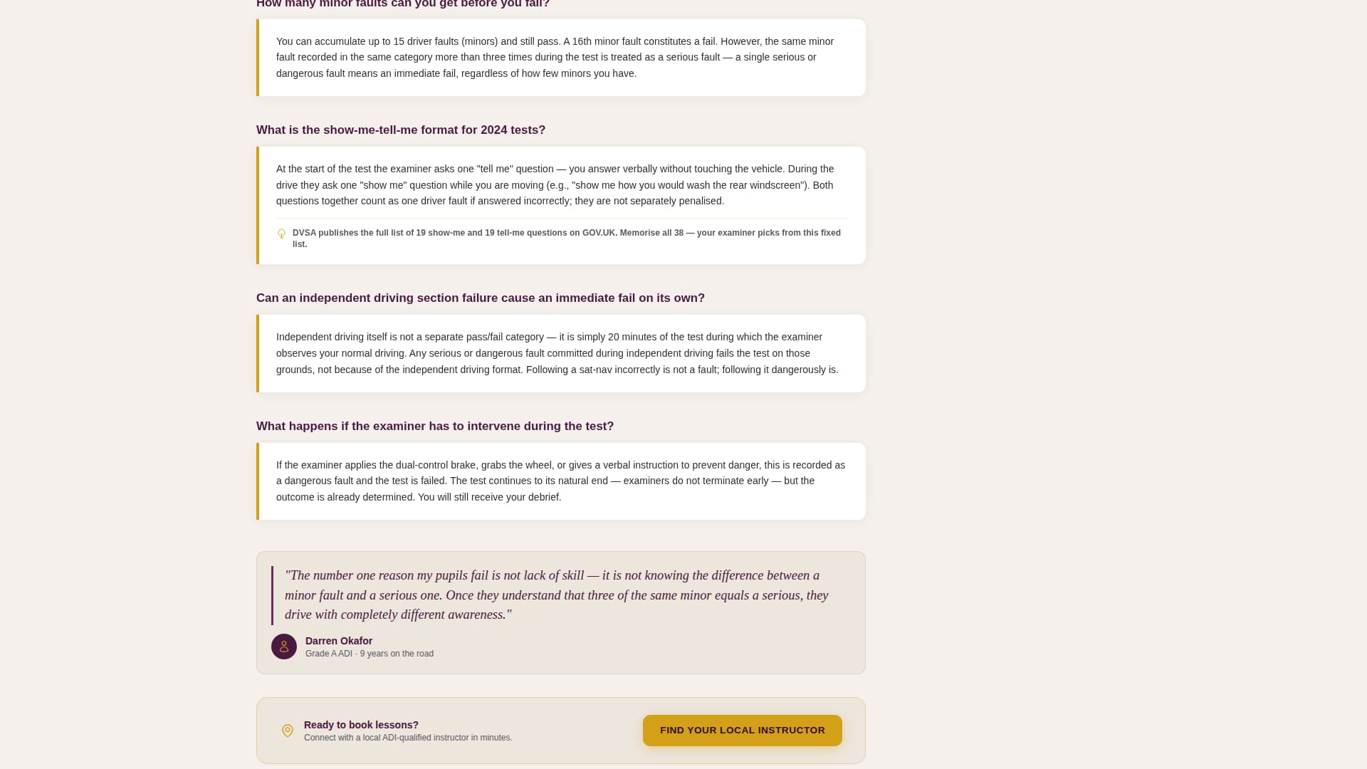 Permit - Authoritative Instructor Landing Page Template
