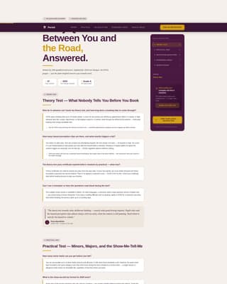 Permit - Authoritative Instructor Landing Page Template
