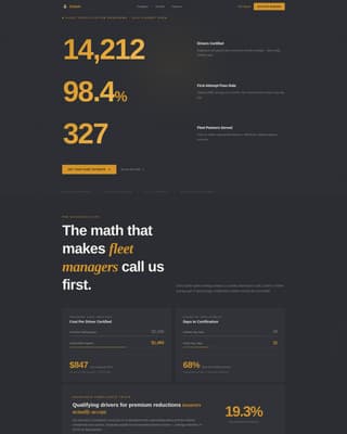 Clutch - Executive Driving Landing Page Template