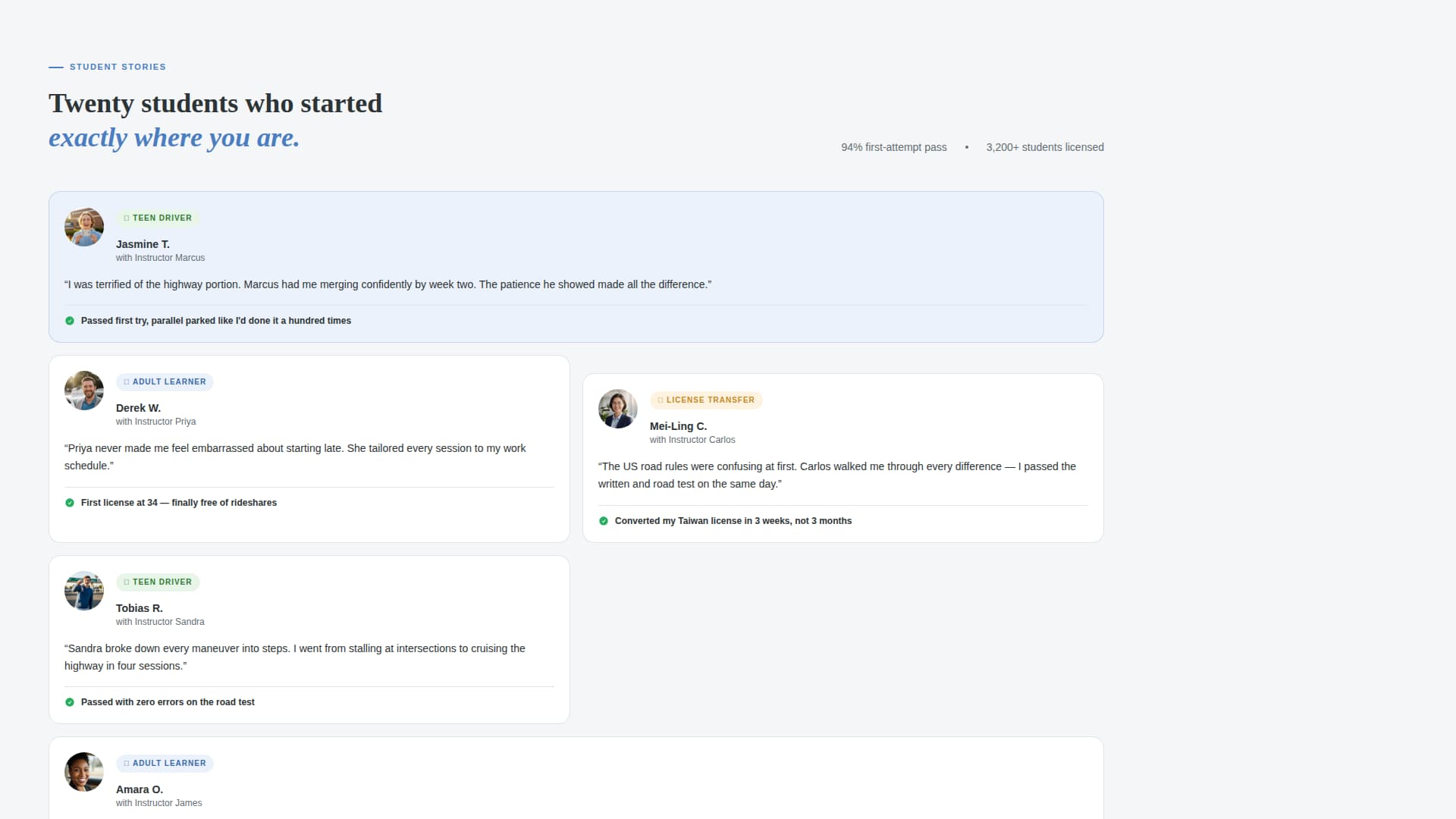 Permit - Urgent Driving Landing Page Template