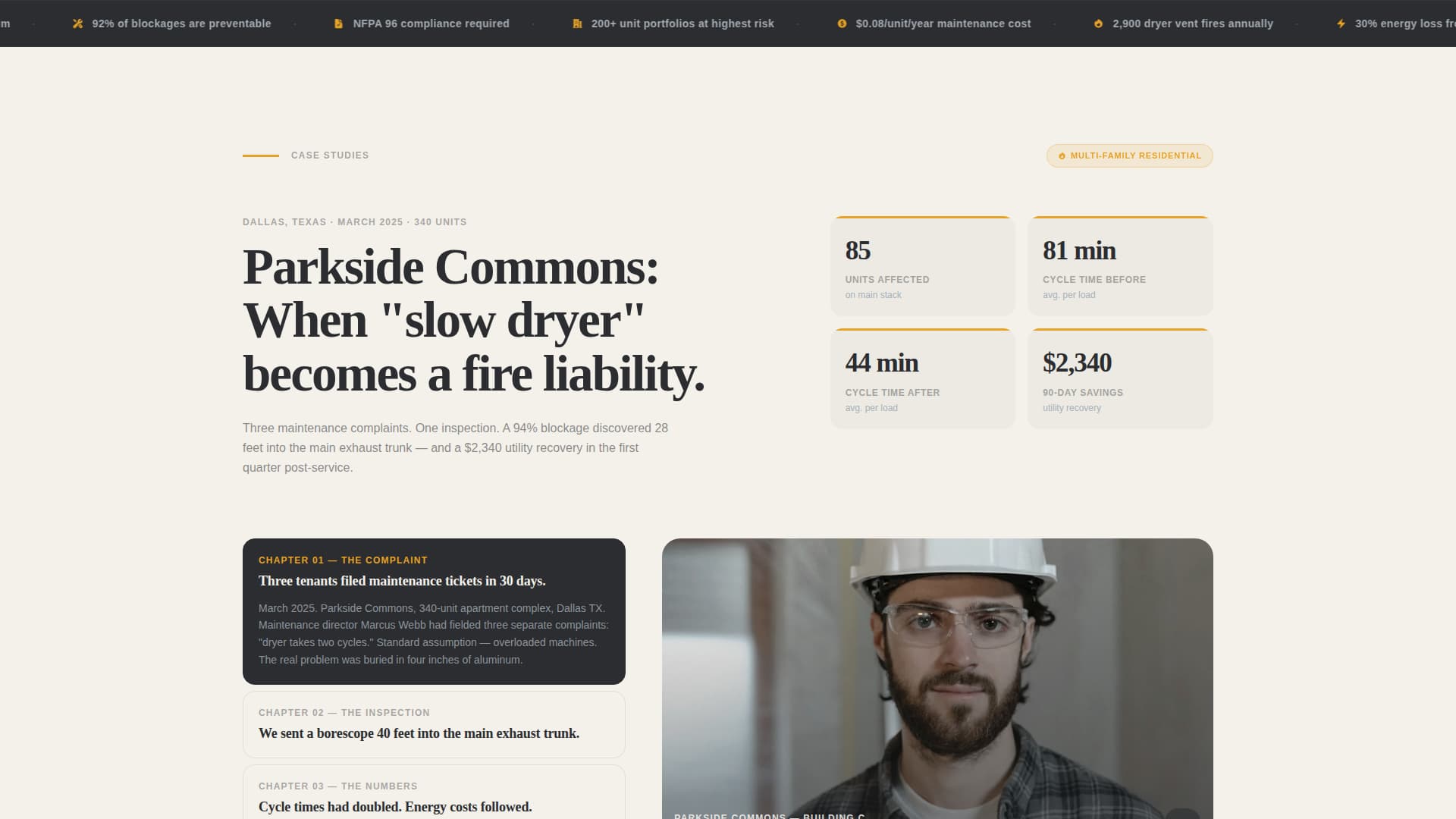 Ventflow - Highstakes Ductcleaning Landing Page Template