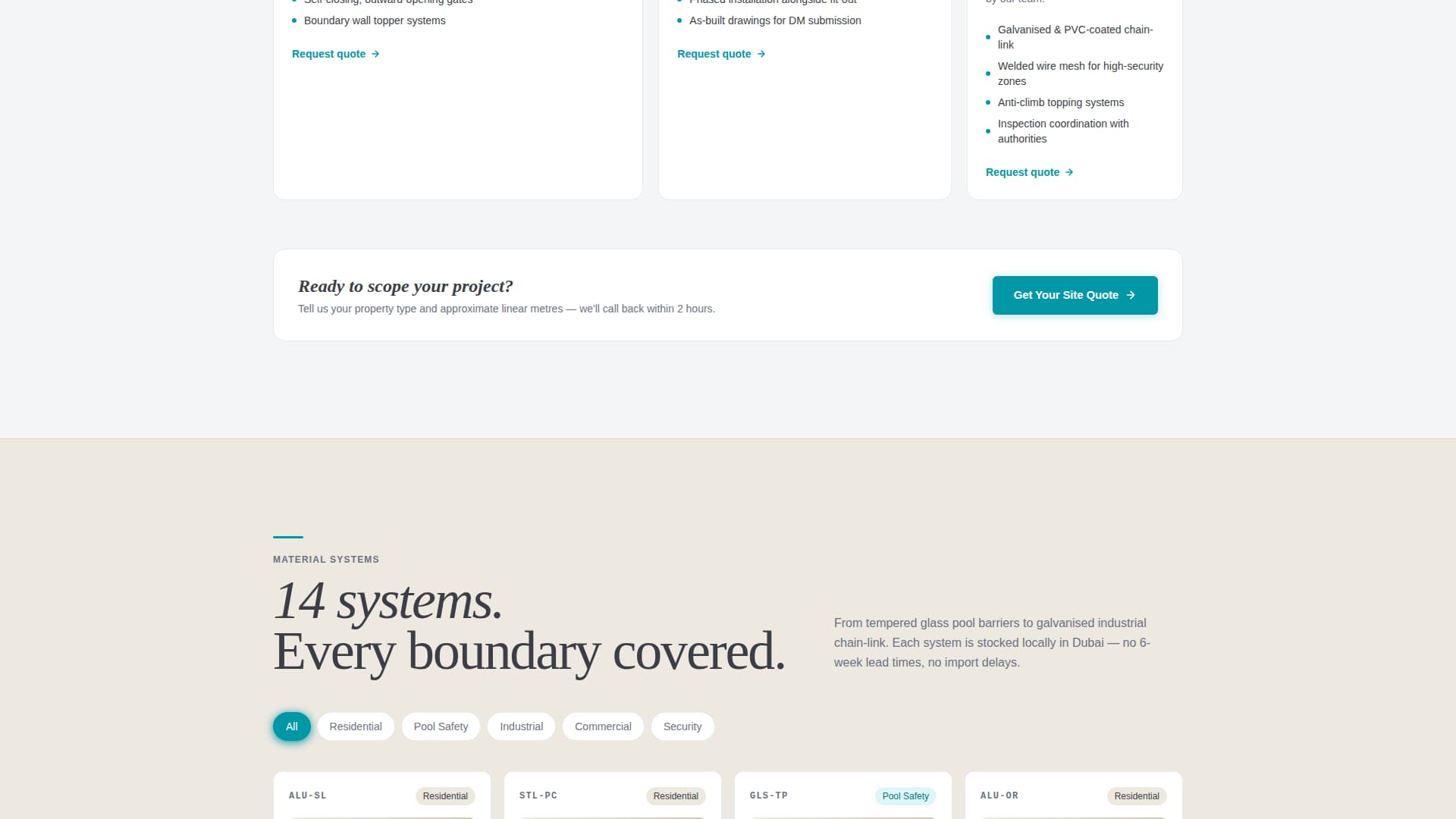 Perimeter - Precision Fencing Landing Page Template