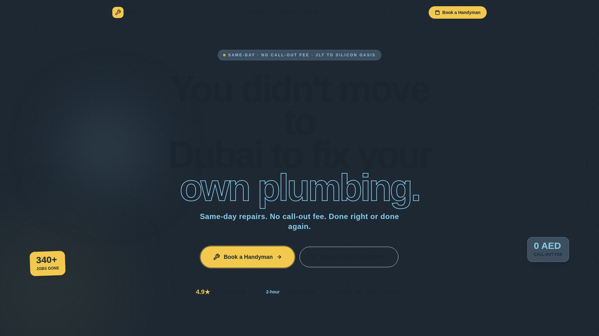 Fixr - Reliable Handyman Landing Page Template
