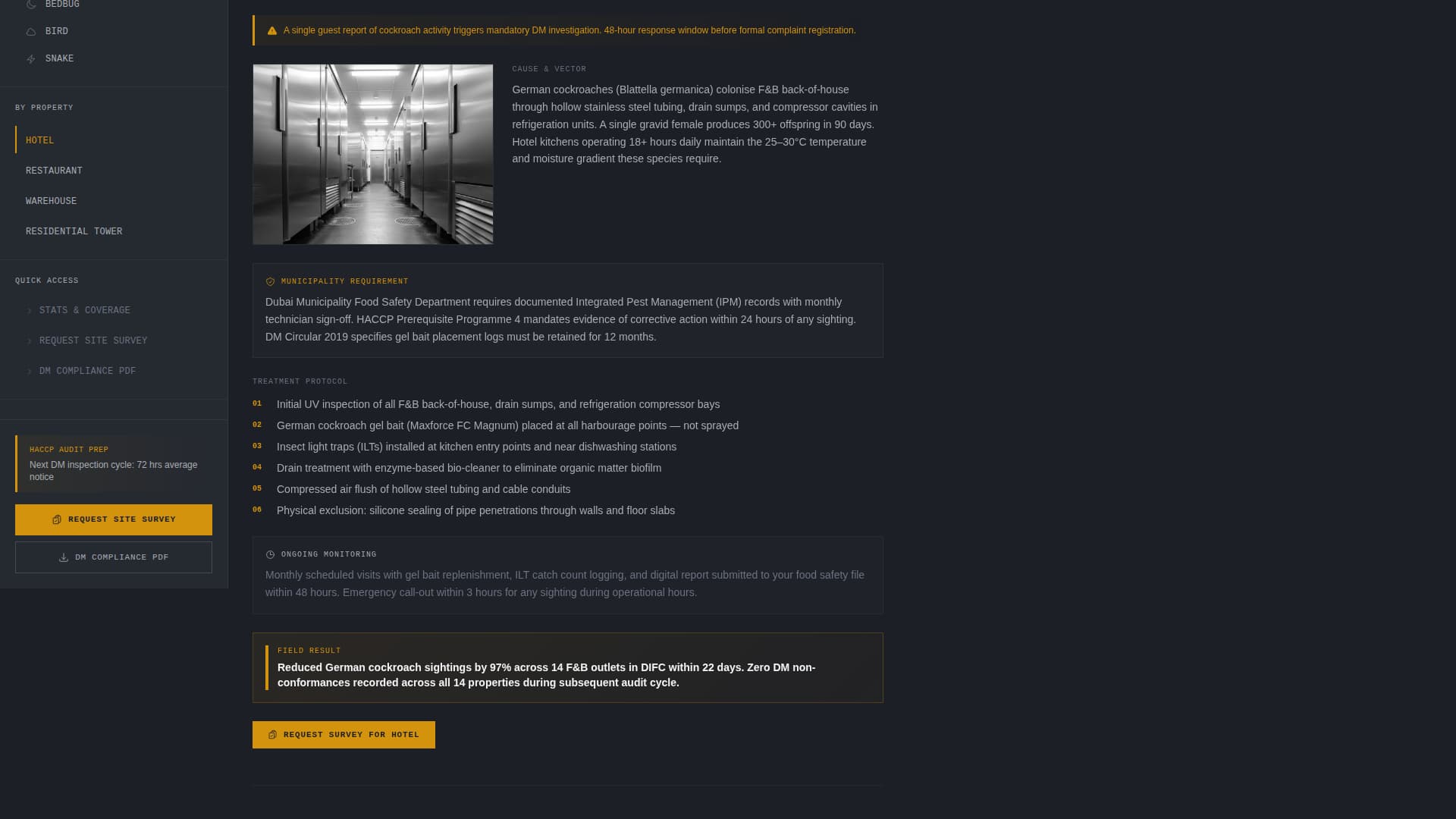 Exterminate - Clinical Pestcontrol Landing Page Template