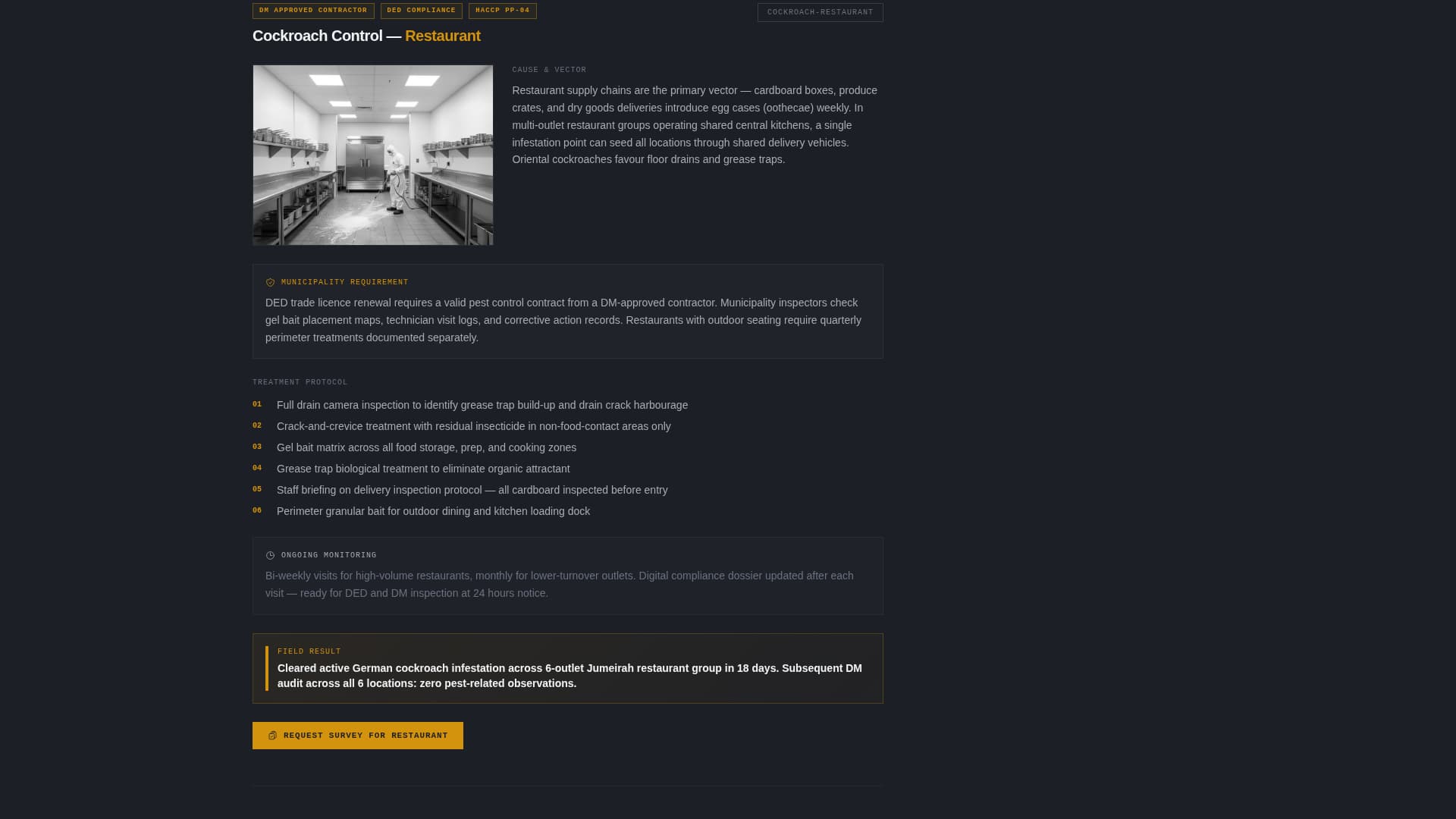 Exterminate - Clinical Pestcontrol Landing Page Template