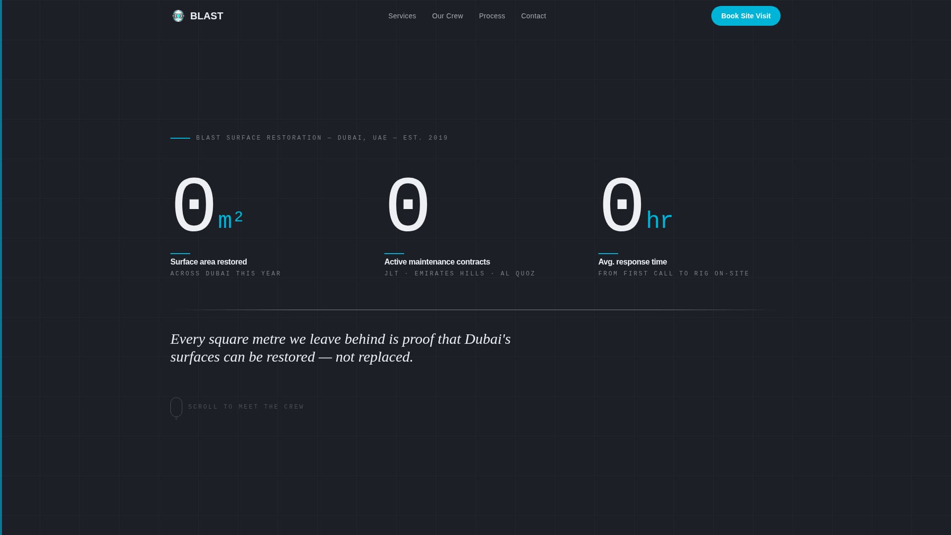 Blast - Precision Pressurewashing Landing Page Template
