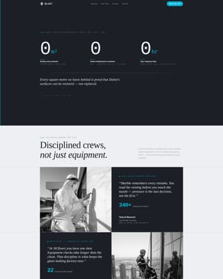 Blast - Precision Pressurewashing Landing Page Template