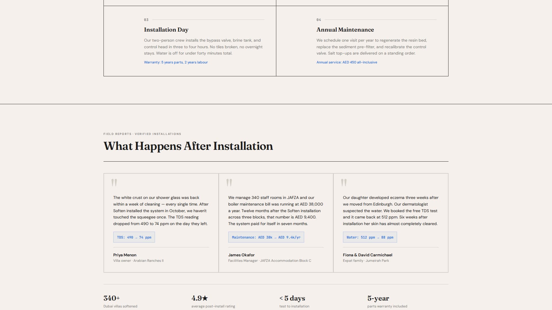 Soften - Authoritative Watersoftener Landing Page Template