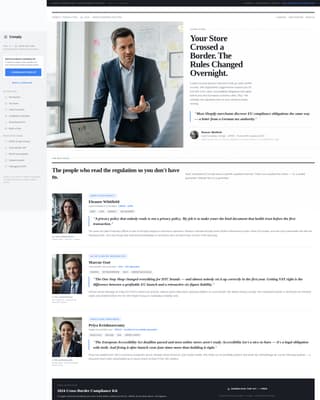 E-Commerce Consulting Booking Website Template