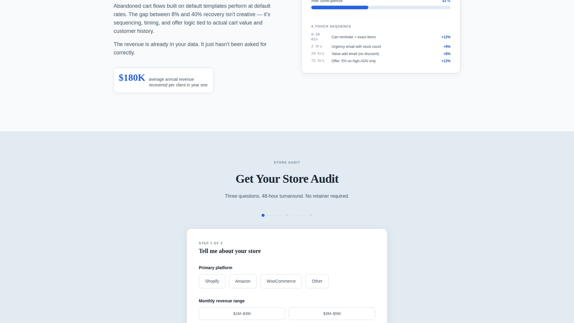 E-Commerce Consulting Specialist Booking Website Template