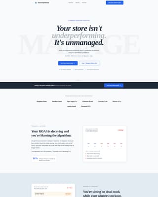 E-Commerce Consulting Specialist Booking Website Template