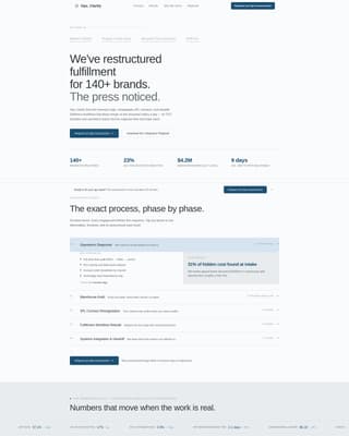 E-Commerce Consulting Professional Website Template