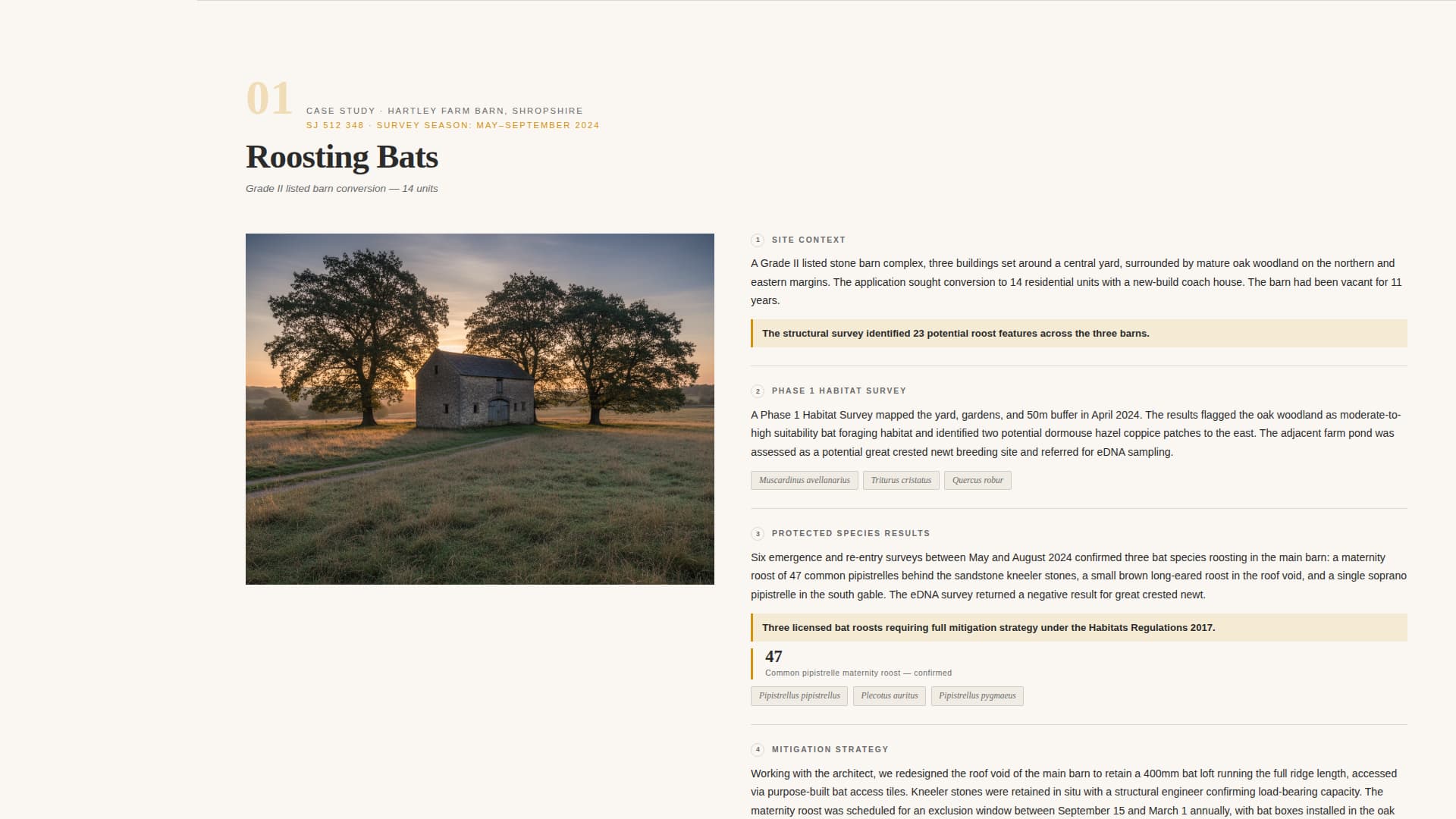 Transect - Authoritative Ecologicalsurvey Landing Page Template