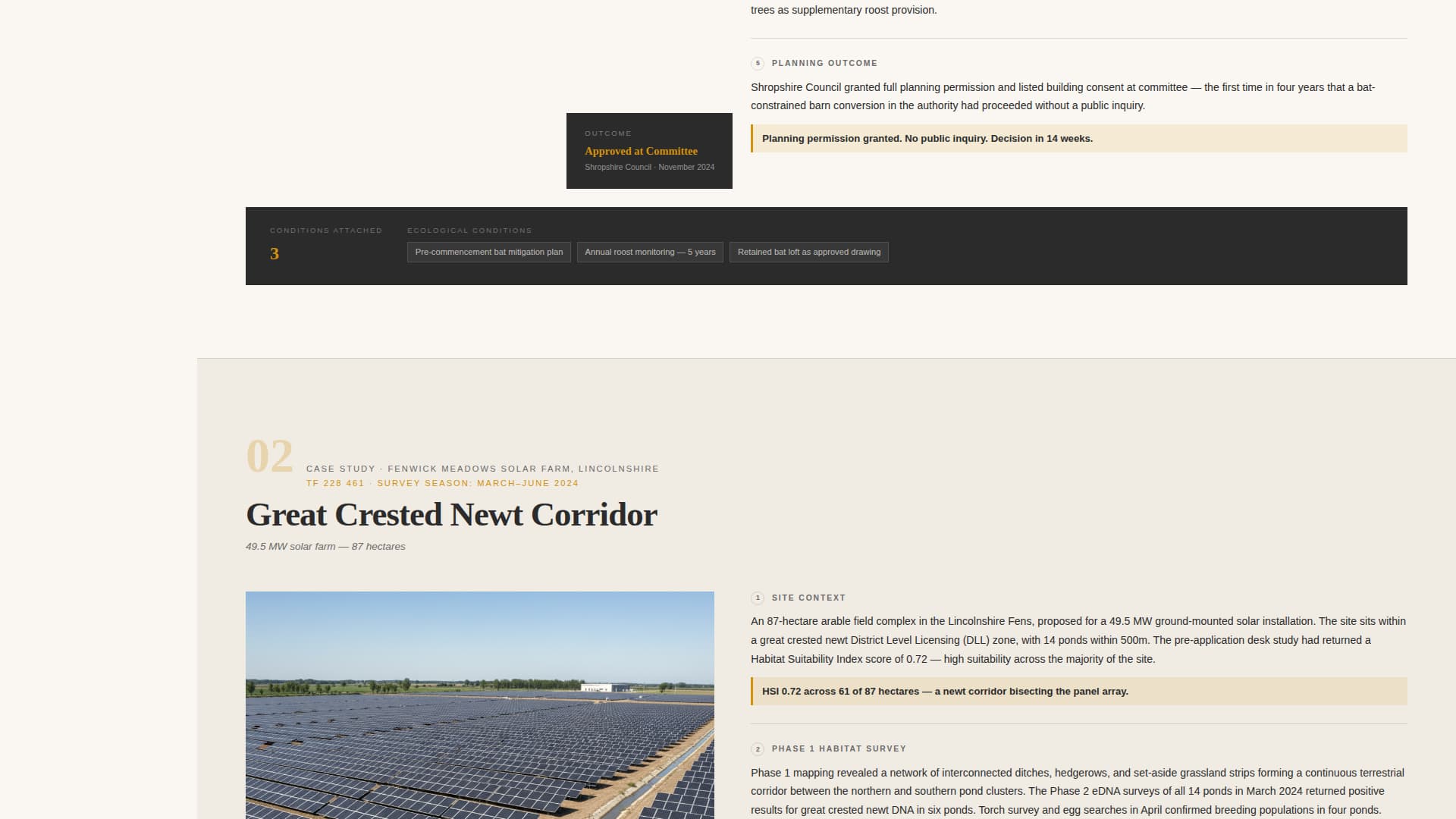 Transect - Authoritative Ecologicalsurvey Landing Page Template