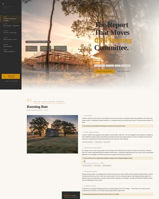 Transect - Authoritative Ecologicalsurvey Landing Page Template