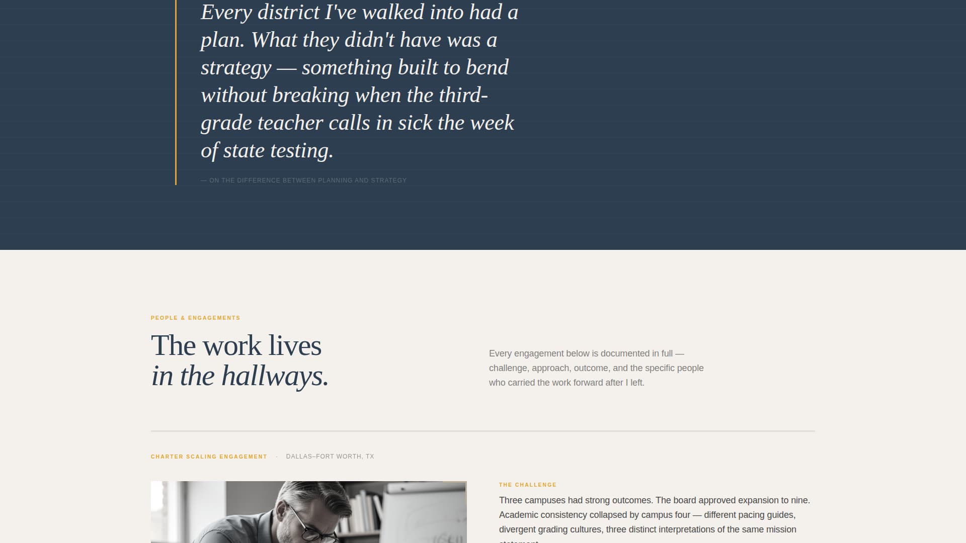 Syllabus - Authoritative Educationstrategy Landing Page Template