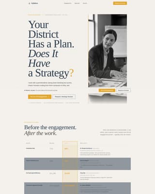 Syllabus - Authoritative Educationstrategy Landing Page Template