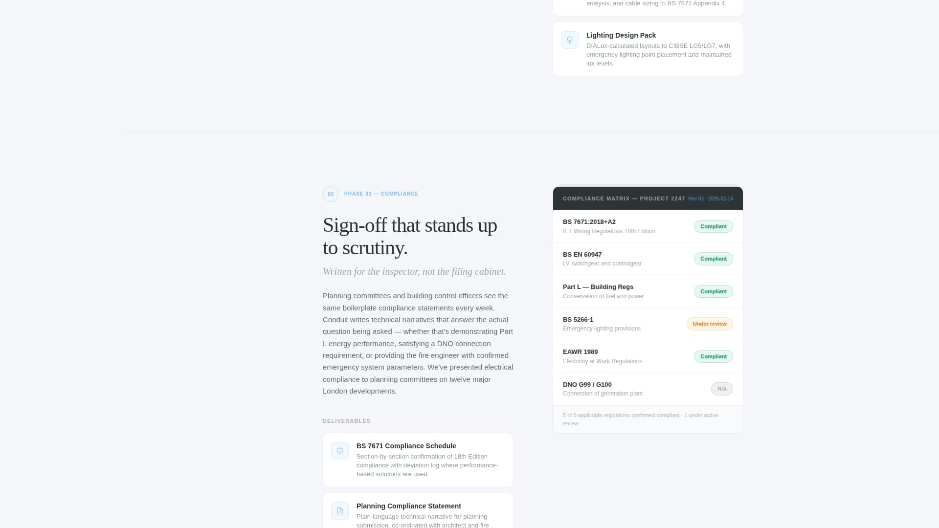 Conduit - Precision Electricalengineering Landing Page Template