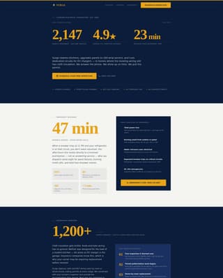 Surge - Authoritative Electrician Landing Page Template