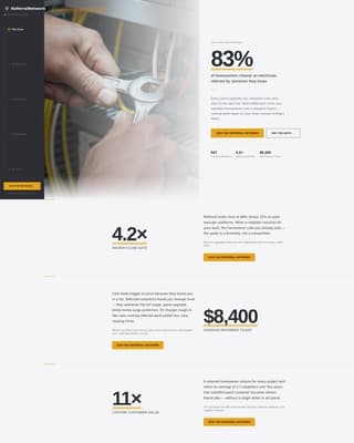 Electrician Marketing Professional Website Template