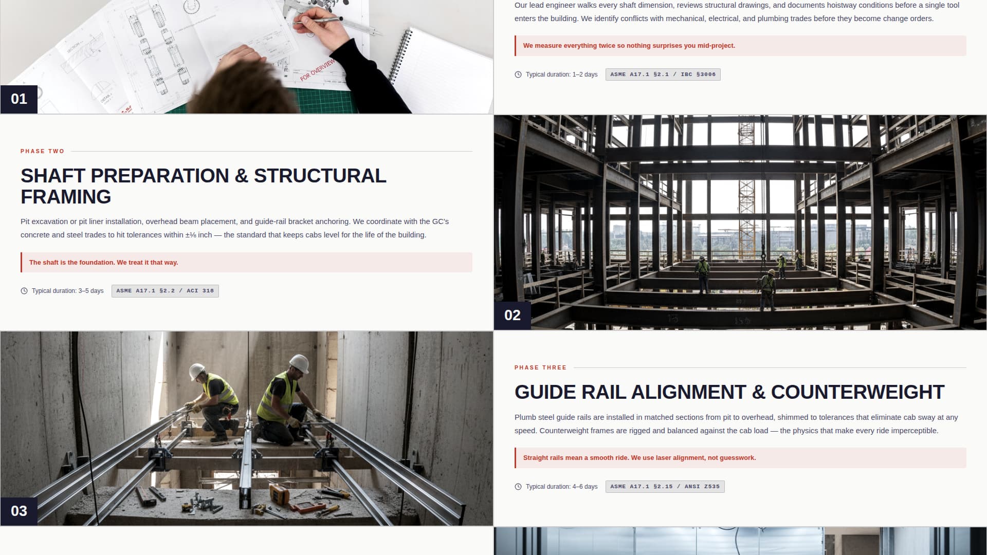Ascend — Certified Vertical Transport Landing Page Template