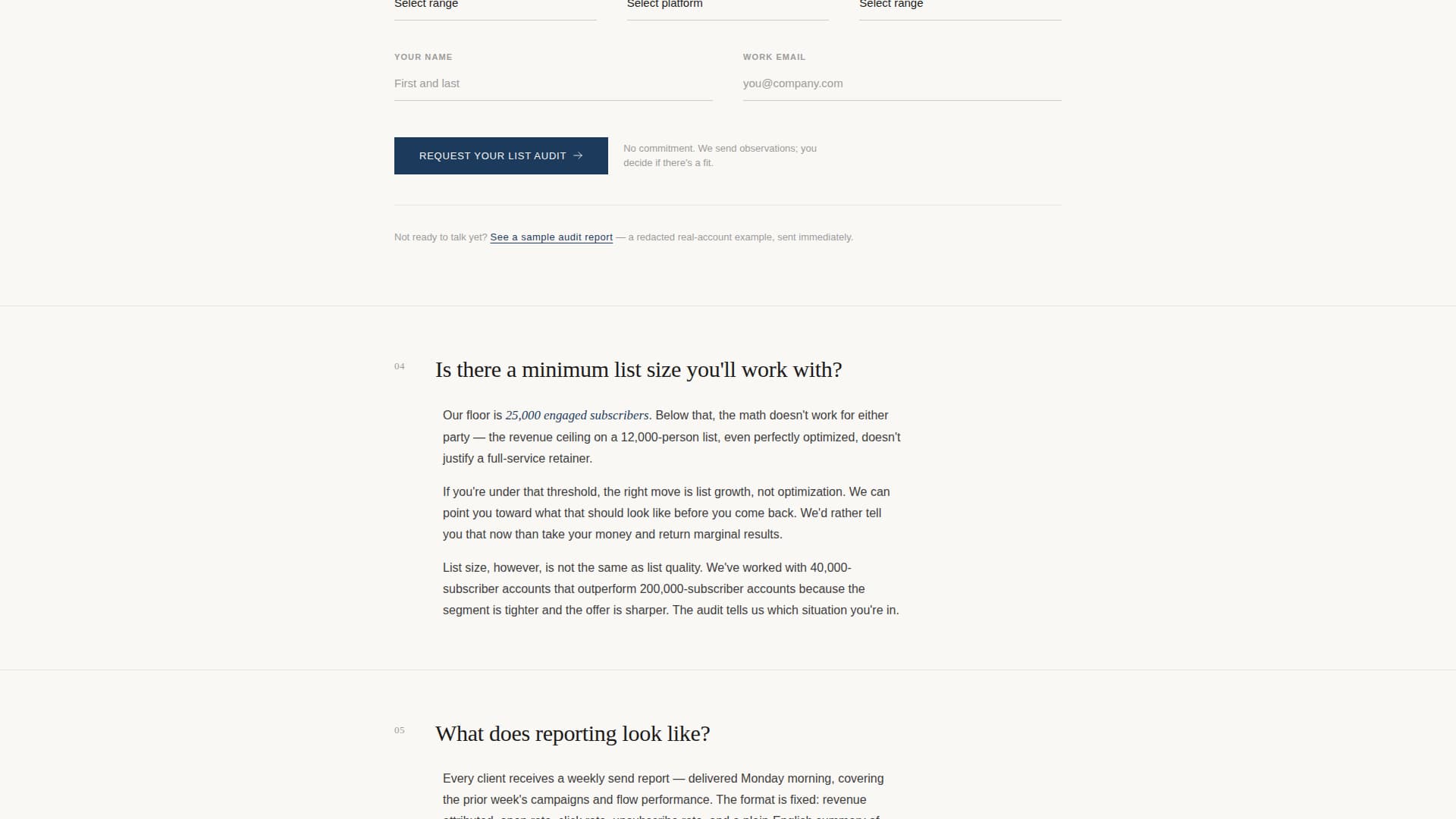 Inbox - Authoritative Emailmarketing Landing Page Template
