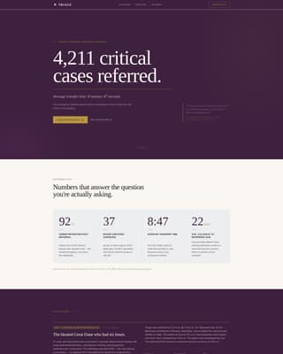 Triage - Authoritative Veterinary Landing Page Template