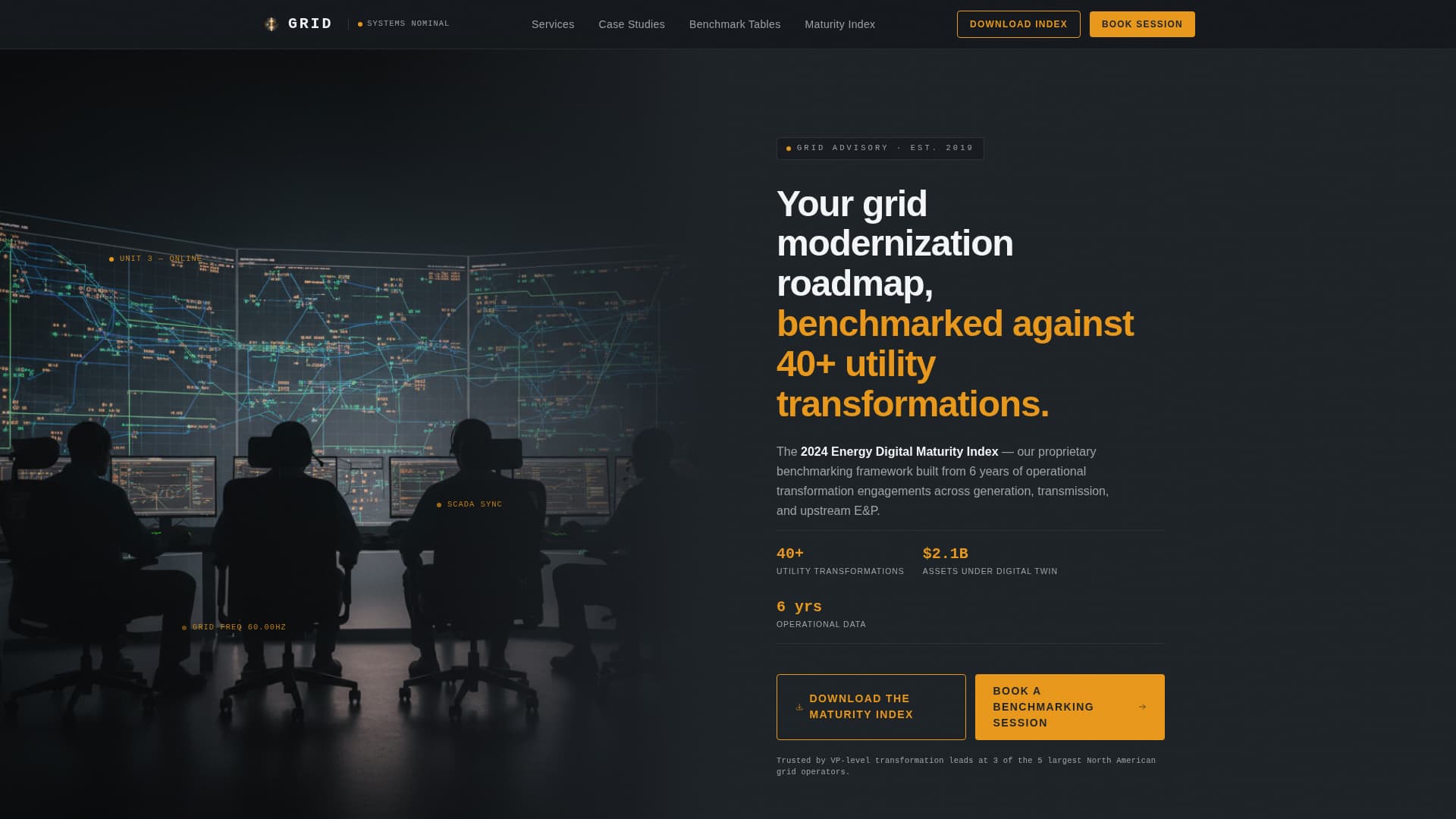 Energy Consulting Booking Website Template