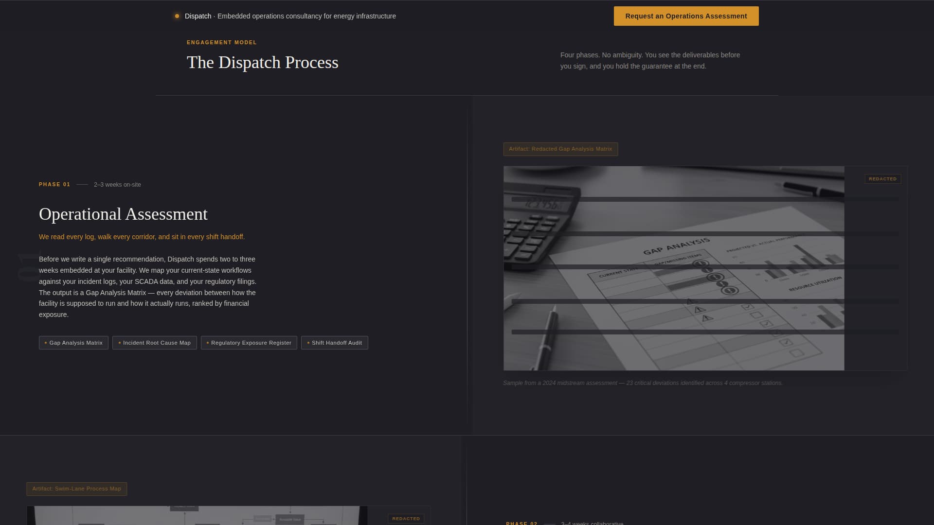 Dispatch - Precision Energyoperations Landing Page Template