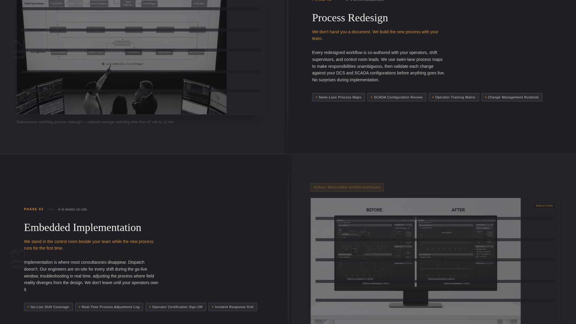 Dispatch - Precision Energyoperations Landing Page Template