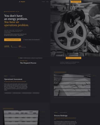 Dispatch - Precision Energyoperations Landing Page Template