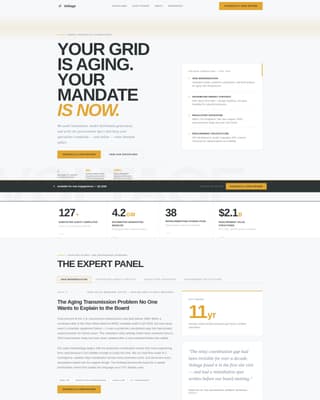 Voltage - Authoritative Energyconsulting Landing Page Template