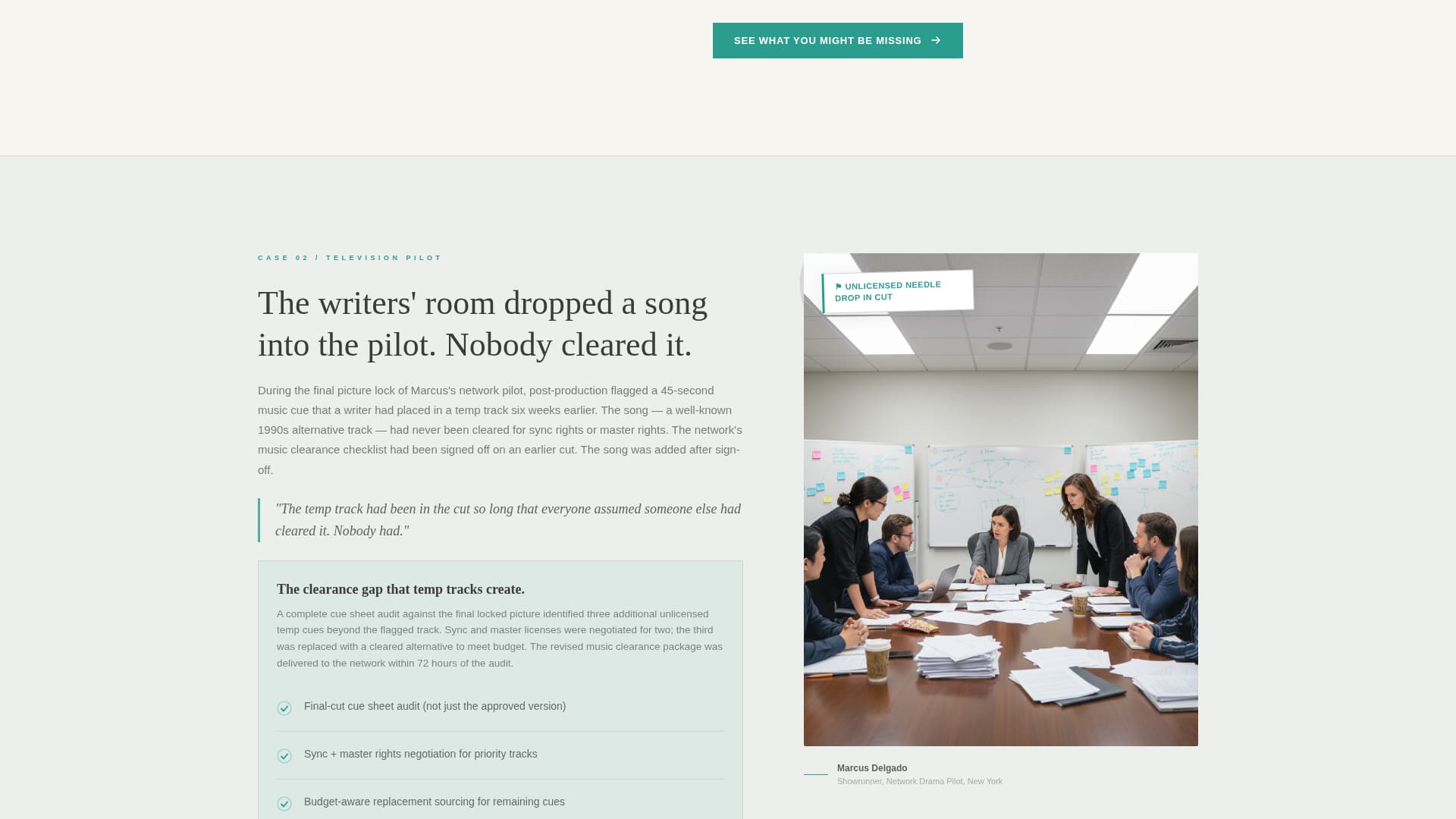 Clearance - Trusted Compliance Landing Page Template