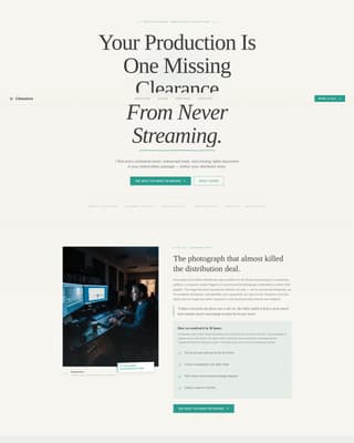 Clearance - Trusted Compliance Landing Page Template