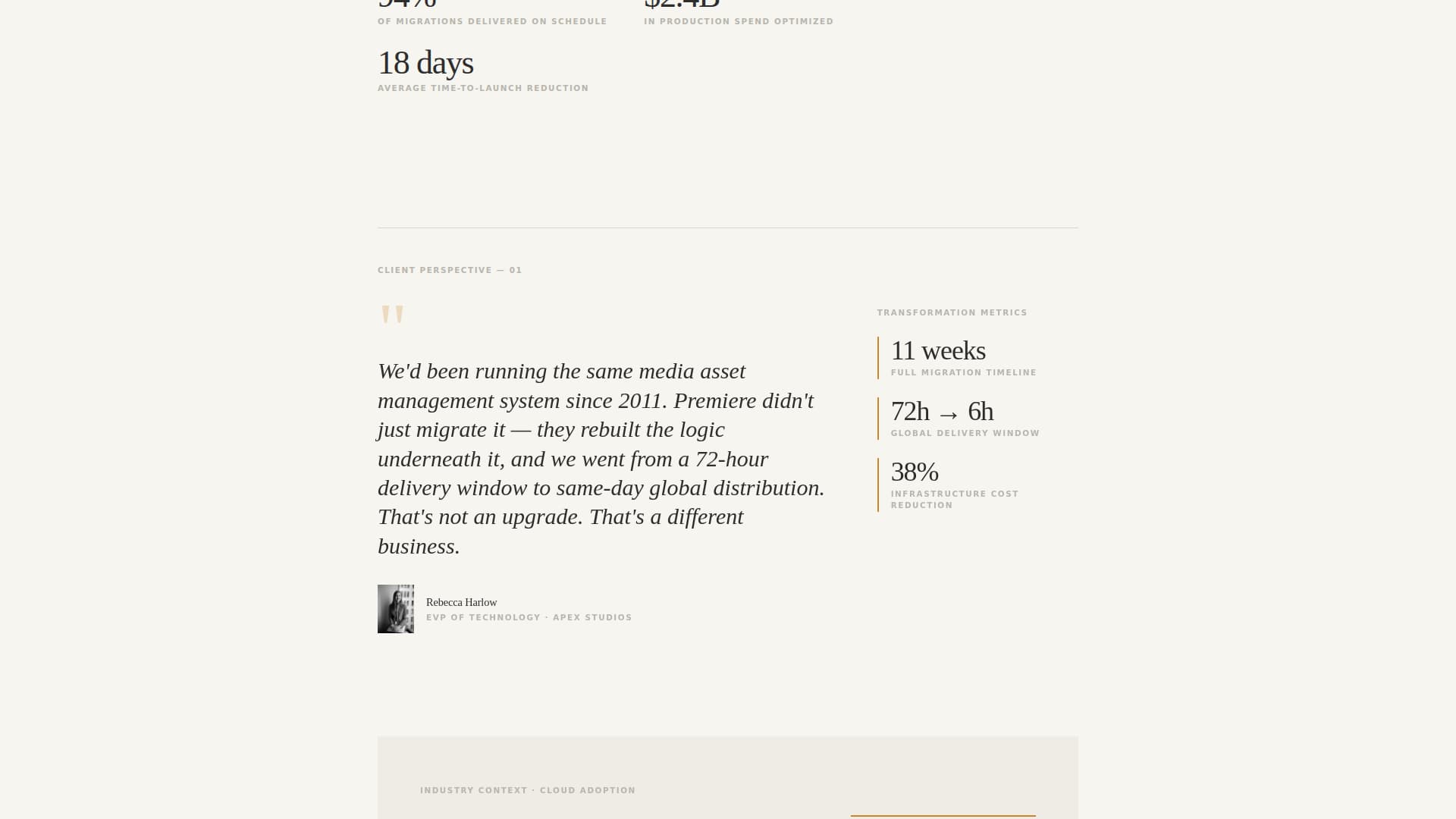 Entertainment Consulting Reviews Website Template