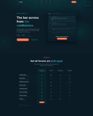 Accounting - Premium Community Landing Page Template