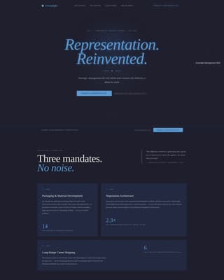 Greenlight - Elite Entertainment Landing Page Template