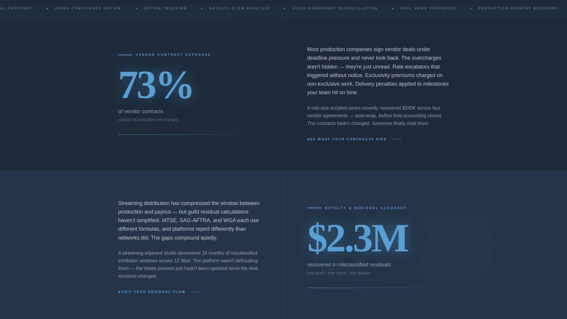 Clause - Powerful Entertainment Landing Page Template