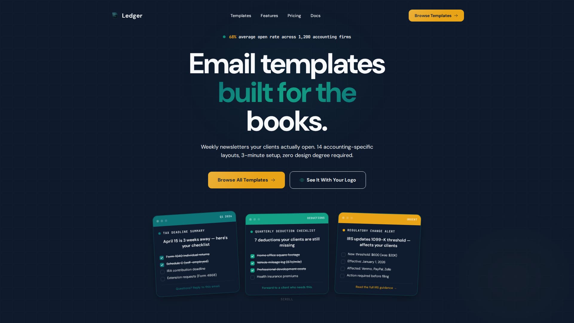 Accounting Digital Presence Specialist Professional Website Template