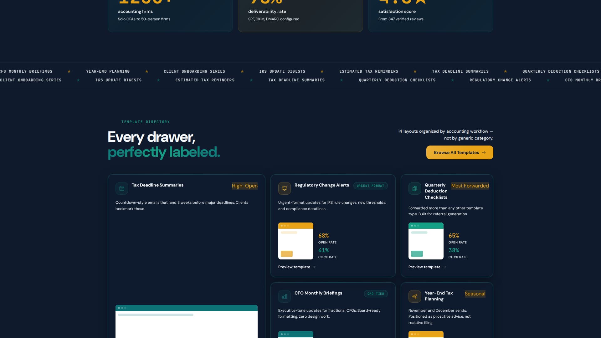 Accounting Digital Presence Specialist Professional Website Template