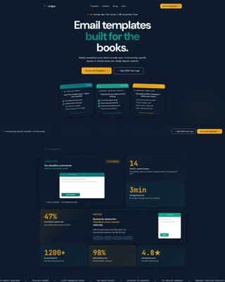 Accounting Digital Presence Specialist Professional Website Template