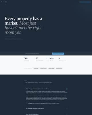 Greenlight - Sharp Entertainment Landing Page Template