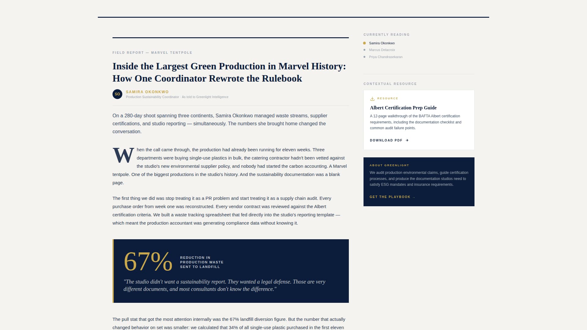 Greenlight - Authoritative Sustainability Landing Page Template
