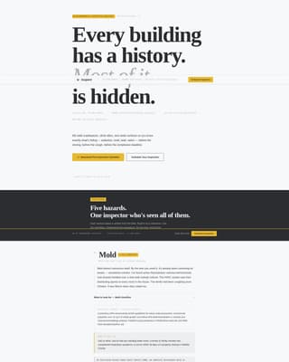 Inspect - Authoritative Environmental Landing Page Template