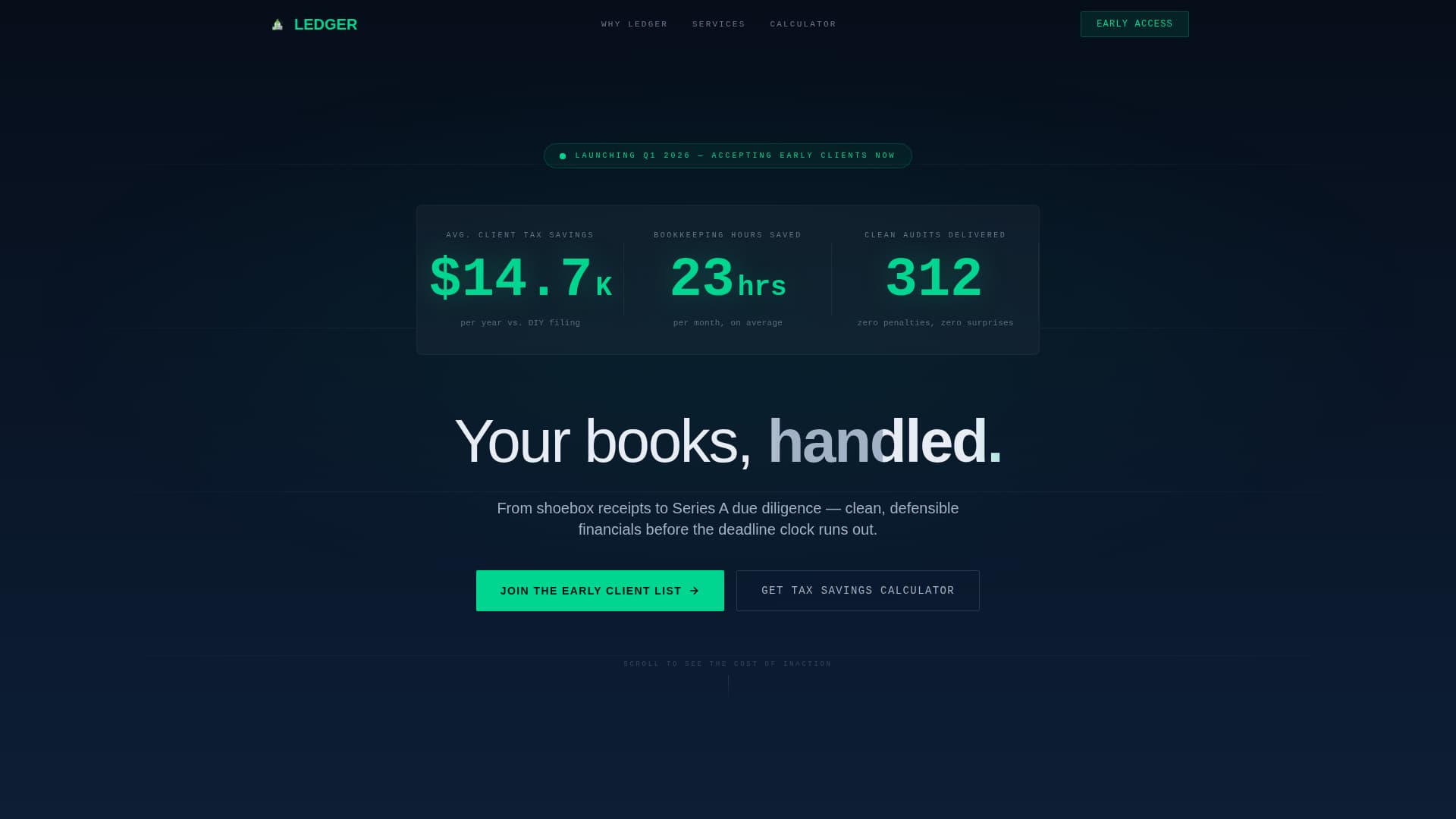 Accounting Firm Booking Website Template