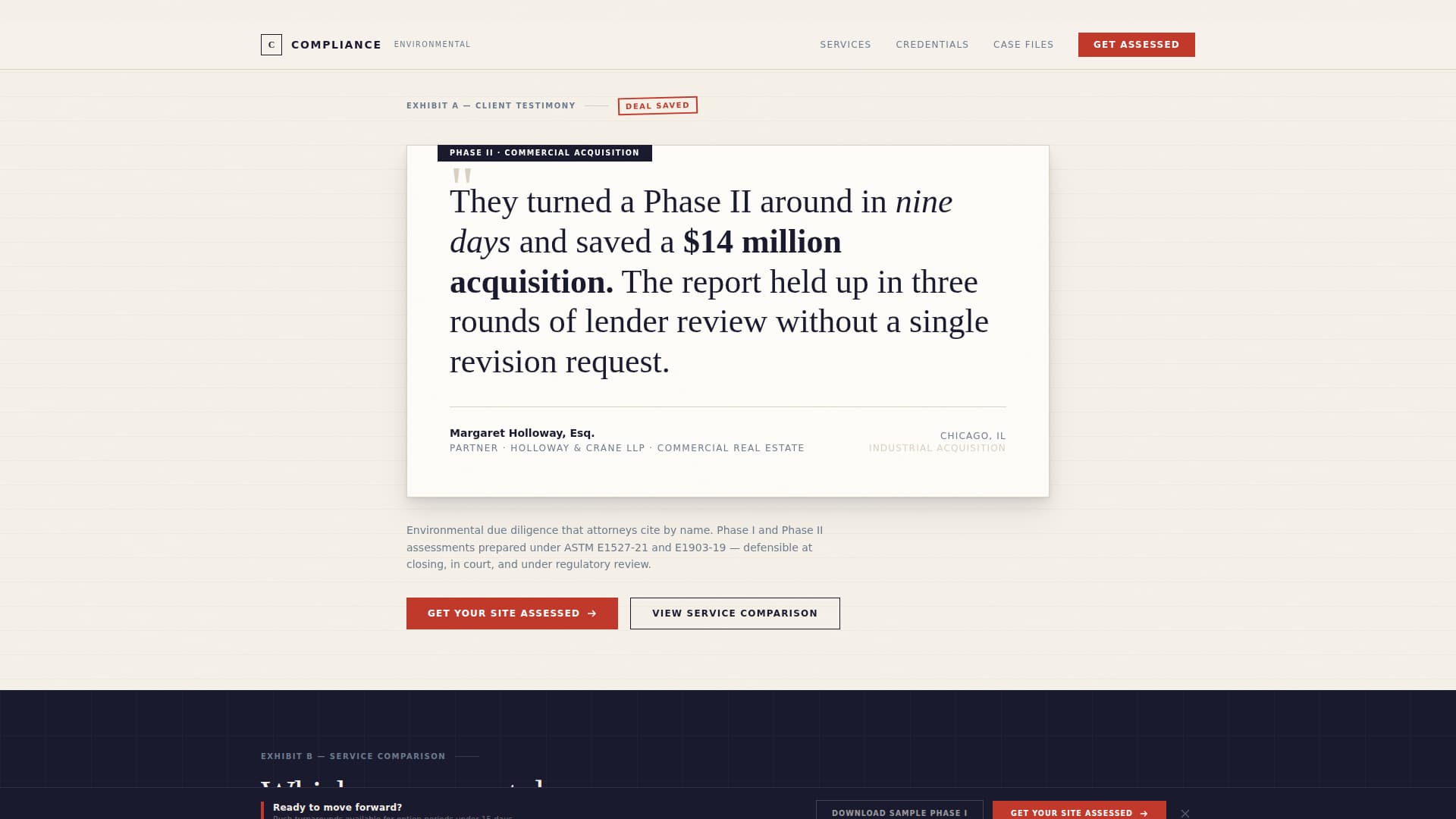 Environmental - Premium Site Landing Page Template