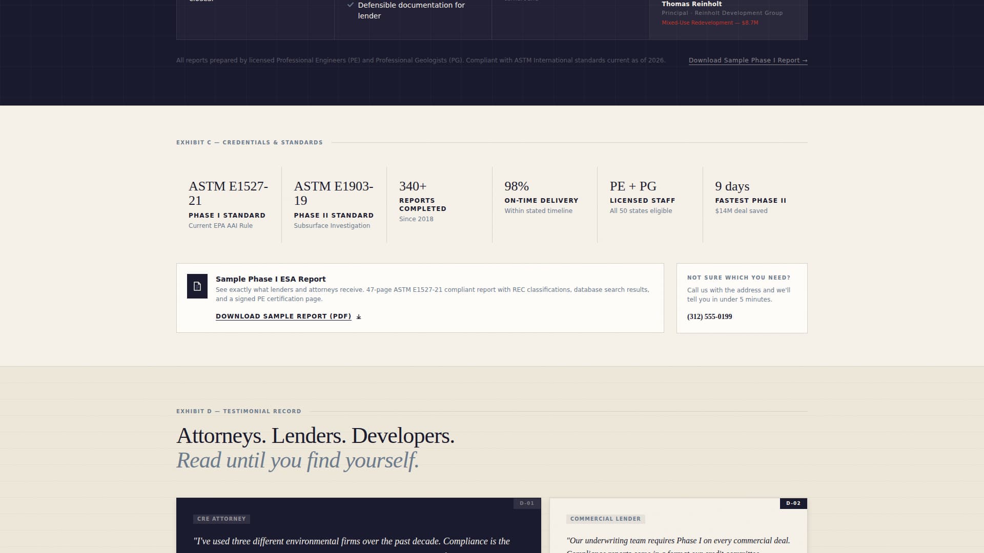 Environmental - Premium Site Landing Page Template
